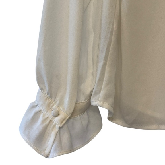 J. Crew Ruffled Long Sleeve Blouse - Picture 3 of 7